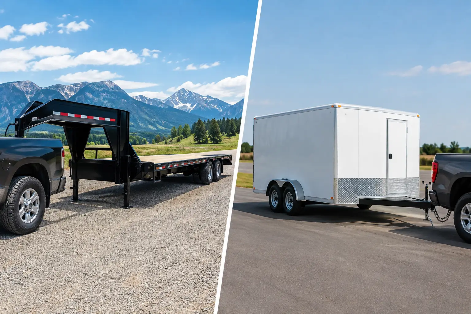Gooseneck Versus Bumper Pull Trailers Compared